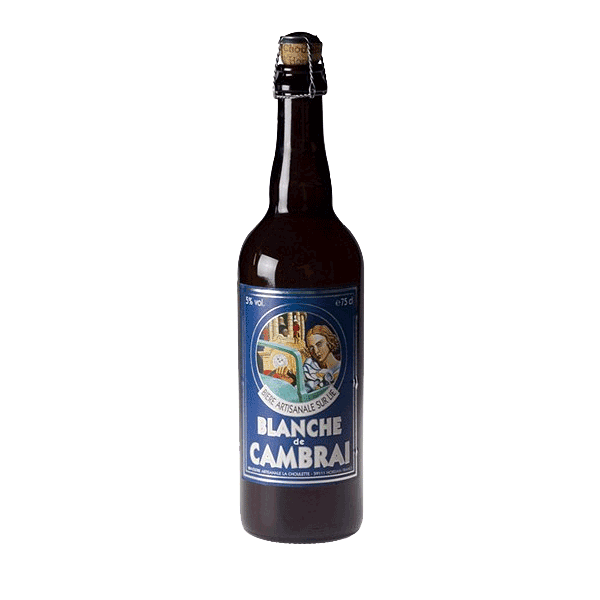 Blanche de Cambrai  - Bière française de la Brasserie Choulette 75 cl