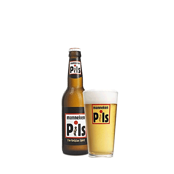 Manneken Pils - Bière Brasserie LEFEBVRE 25 CL
